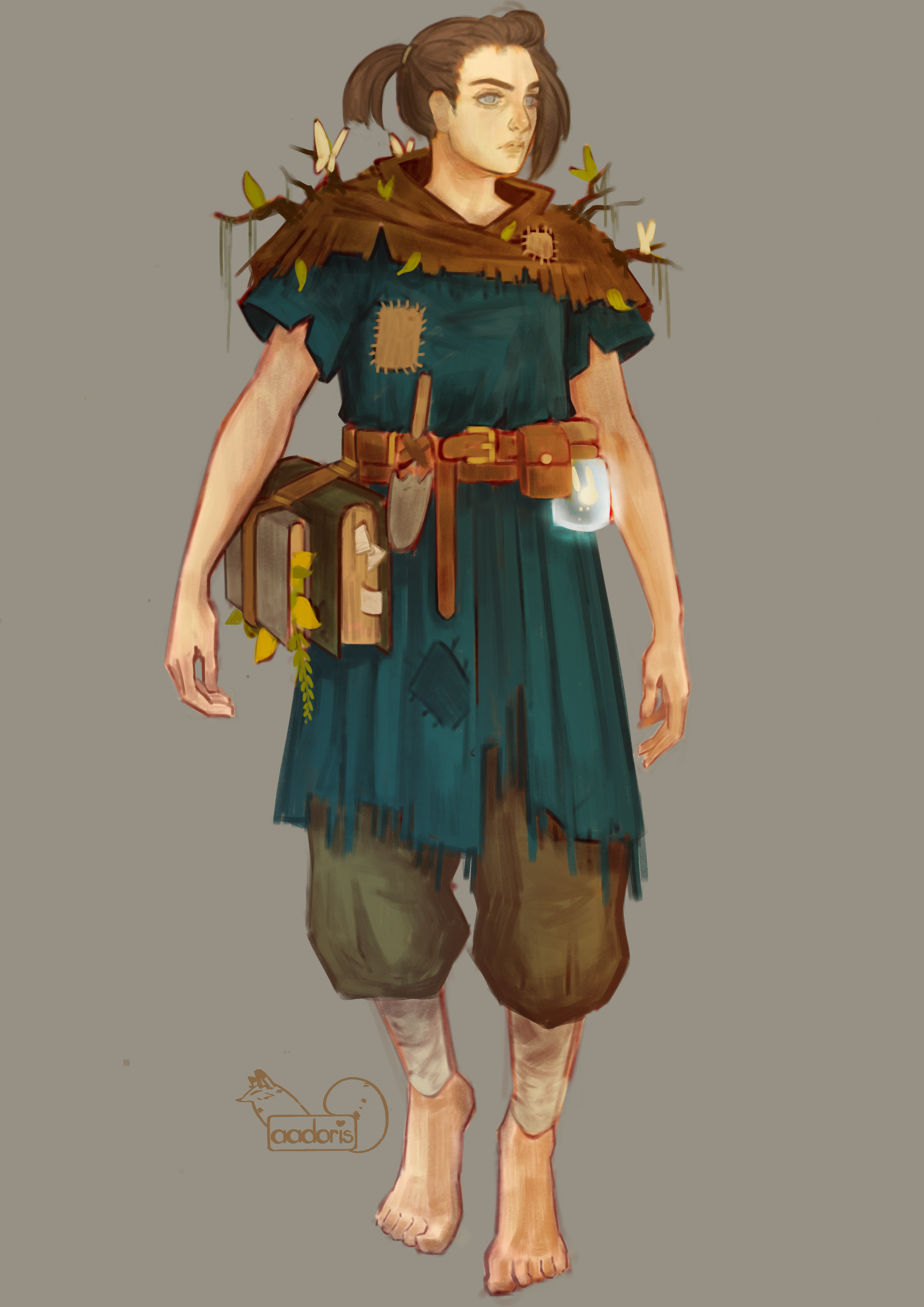 Casual!Usil Usil in their Casual Gardening Wear